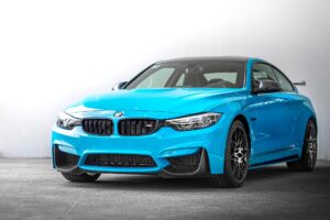 Blauer BMW